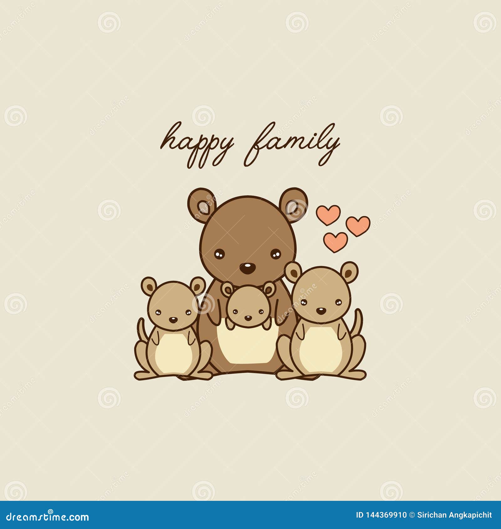 Happy Animal Family. Dad Mom and Baby Kangaroo Cartoon Vector Illustration Stock Vector - Illustration of drawing, holiday: 144369910 Happy Animal Family. Dad Mom and Baby Kangaroo Cartoon Vector Illustration Stock Vector - Illustration of drawing, holiday: 144369910