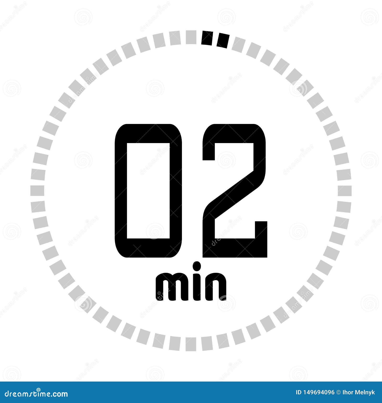 2 Minute Timer, Countdown Timer with Alarm