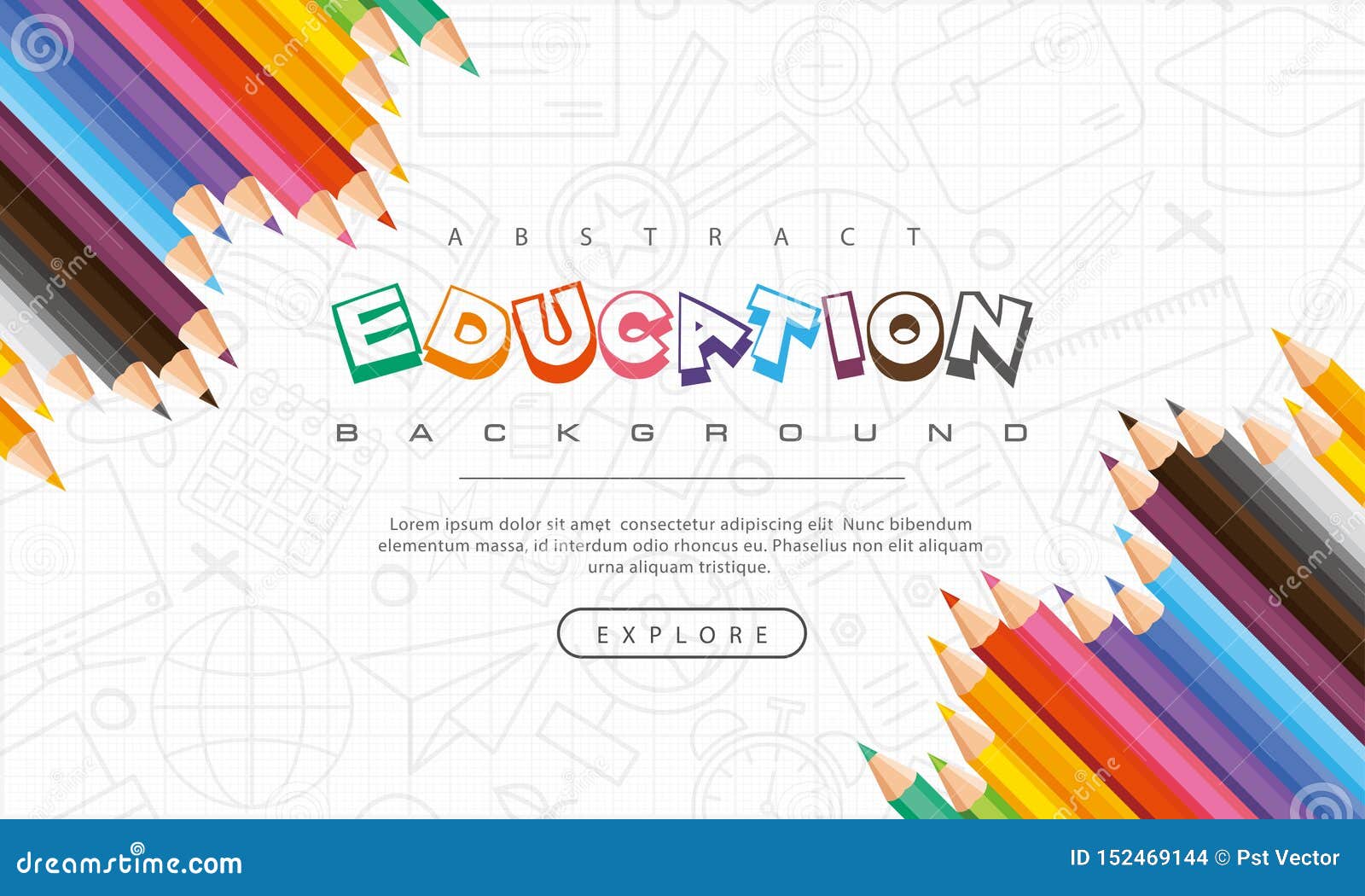 creative education background design