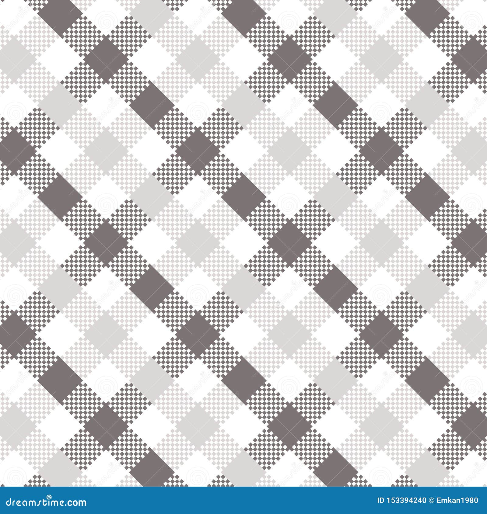 Grey Gingham pattern. stock illustration. Illustration of background 153394240