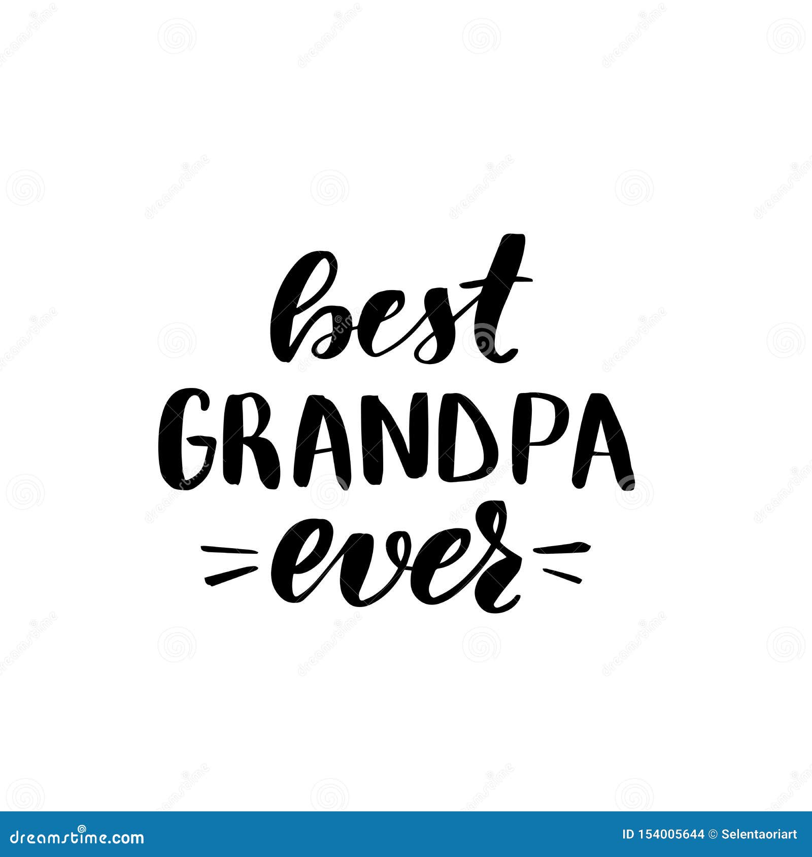 Download Best grandpa ever stock vector. Illustration of lettering ...