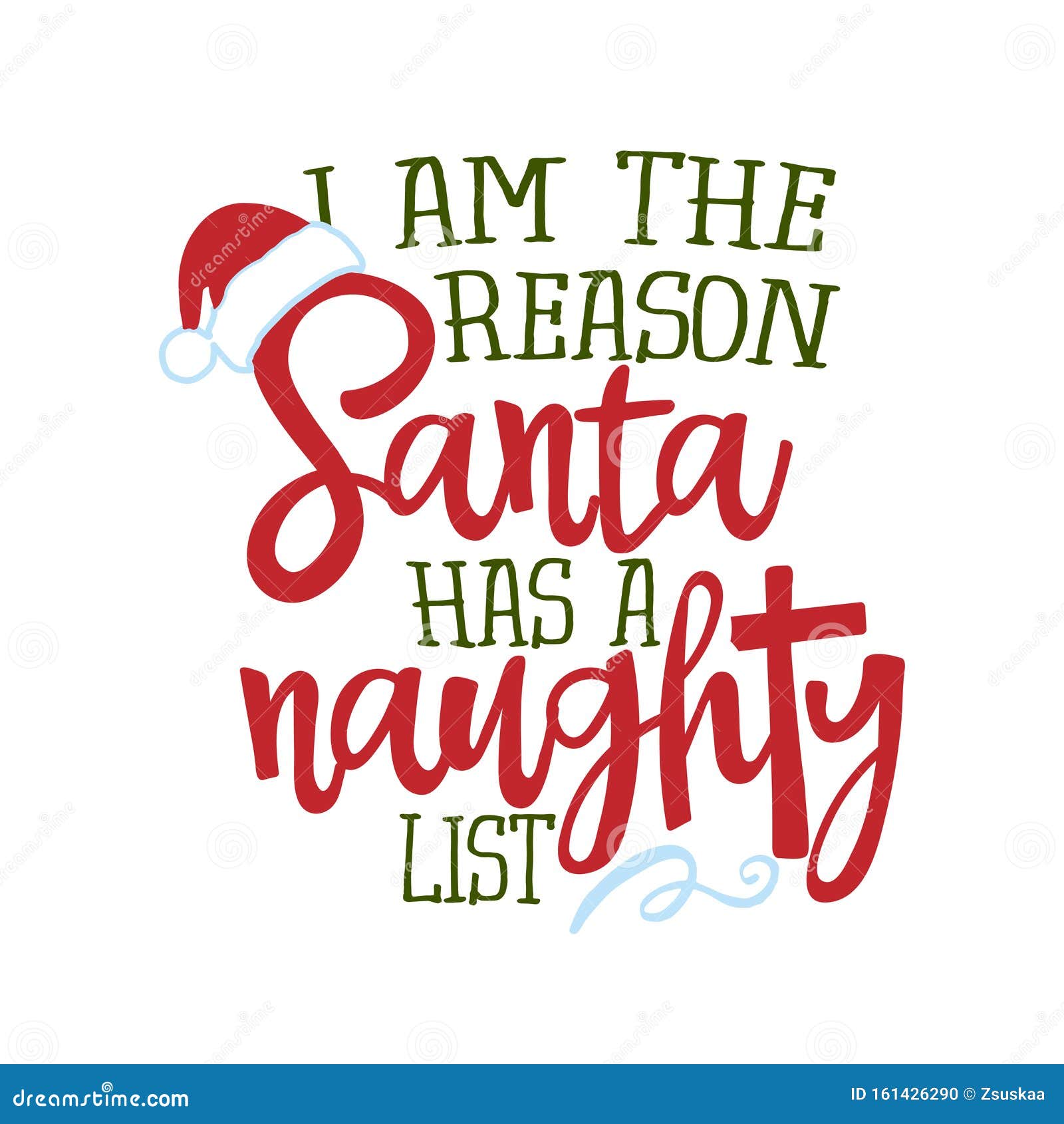 Christmas Funny Naughty or Nice or Tried List Small Christmas Stocking