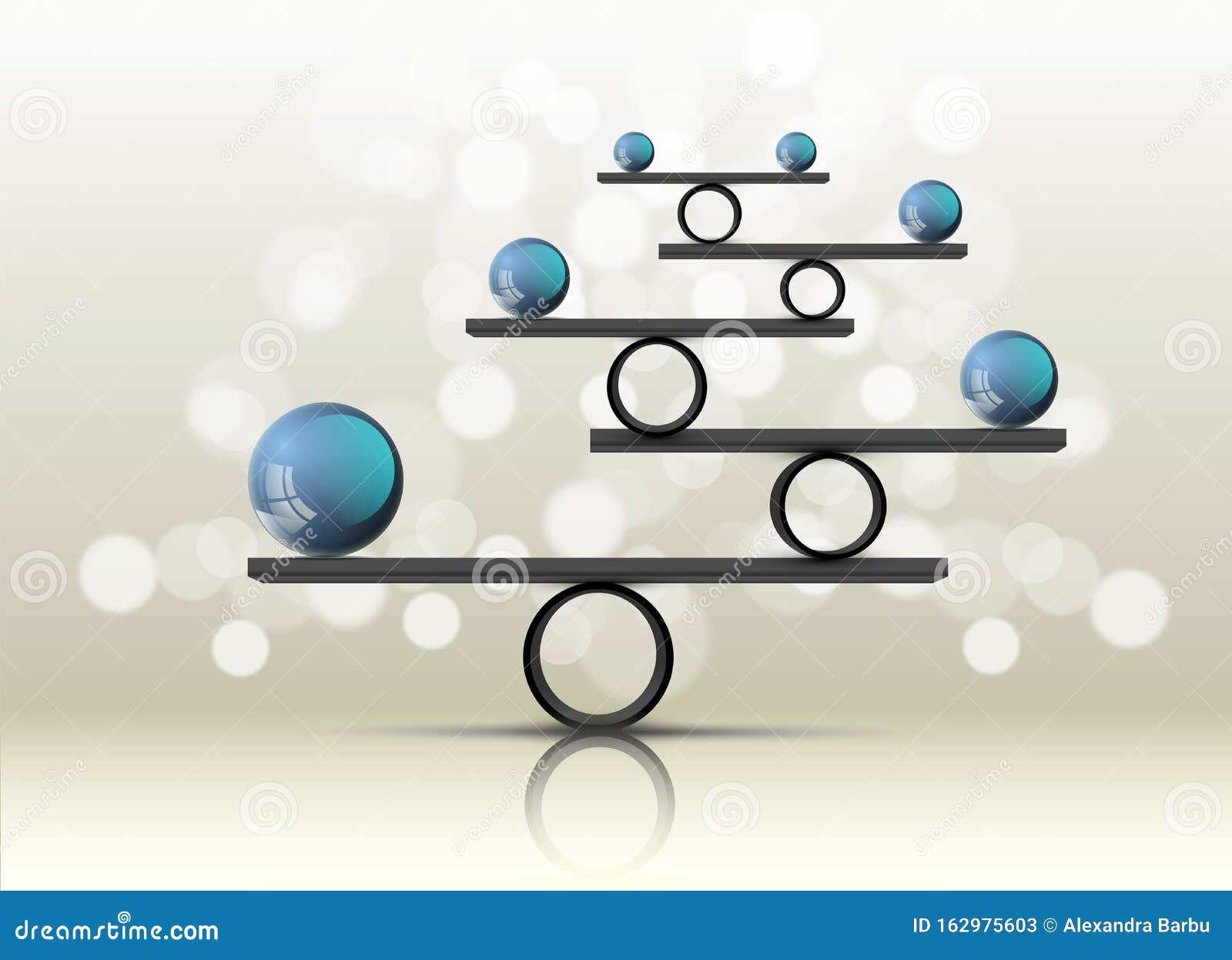 Balance, Stable, Equilibrium, Pendulum Cartoon Vector CartoonDealer