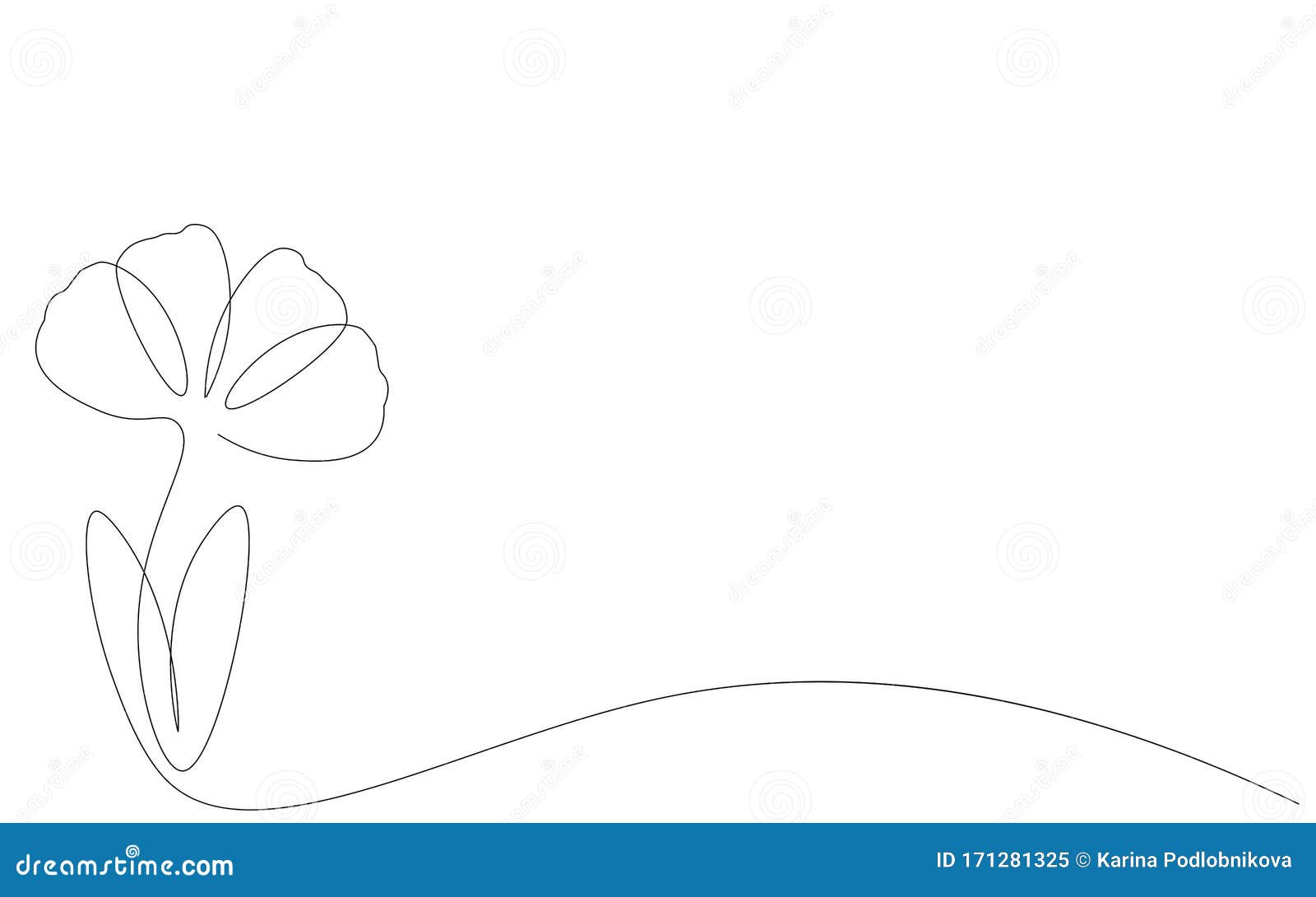 spring background with flower,  illustratio