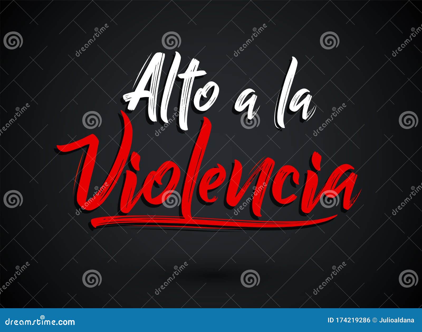 alto a la violencia, stop the violence spanish text,  .