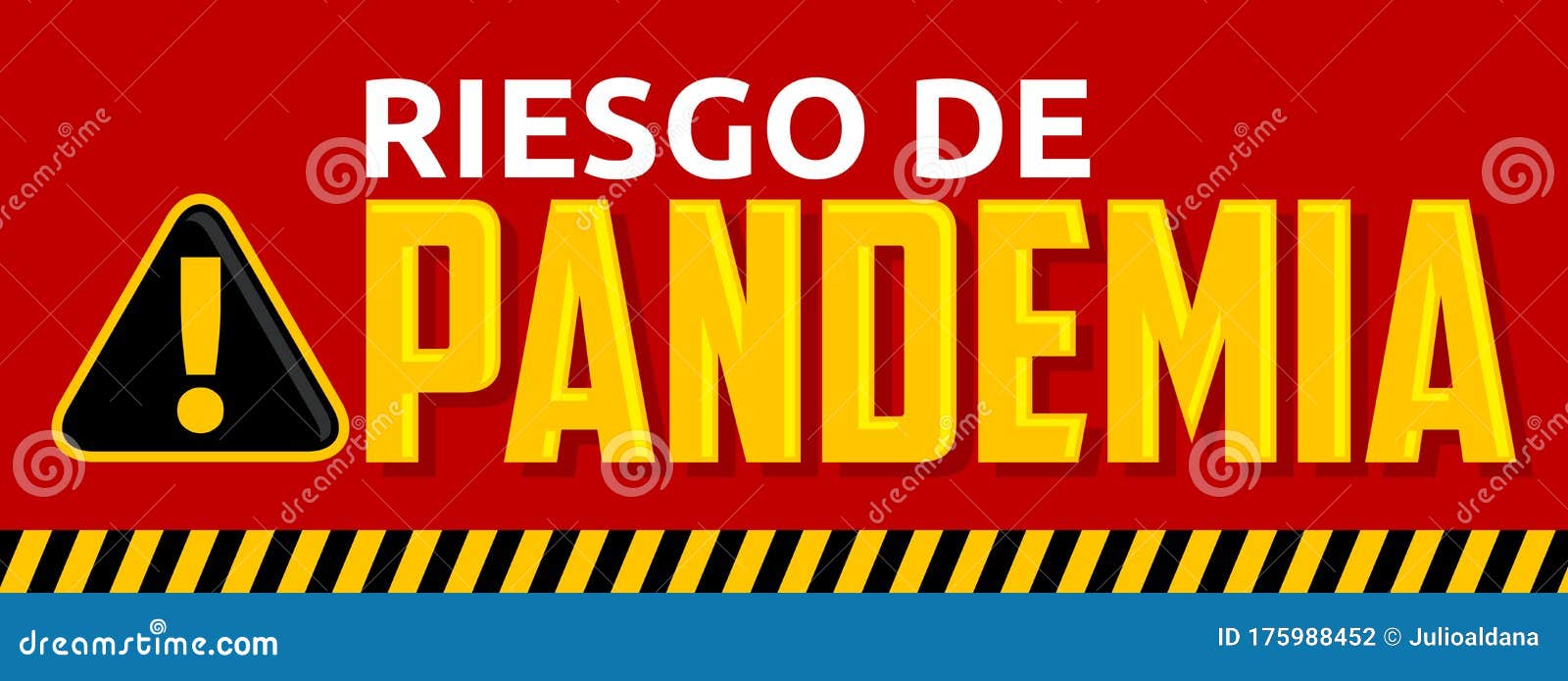 riesgo de pandemia, pandemic risk spanish text  .