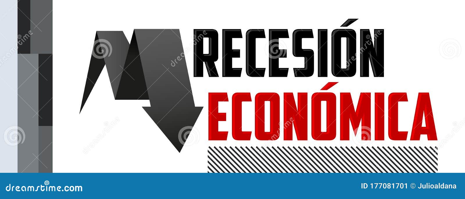 recesion economica, economic recession spanish text  .