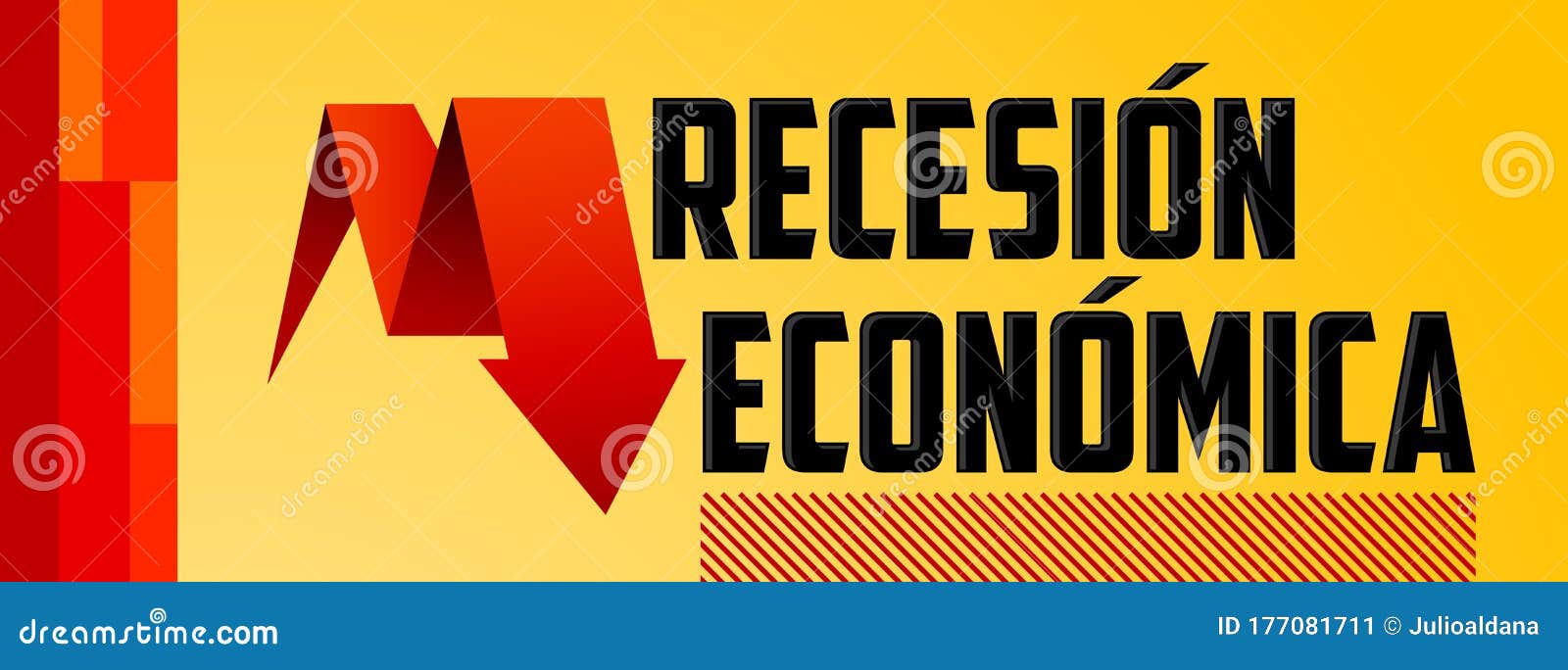 recesion economica, economic recession spanish text  .