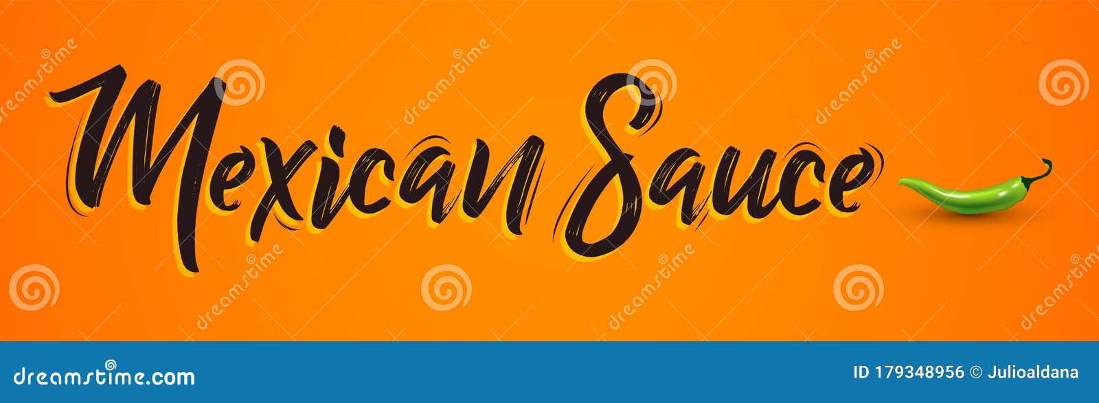 Mexican Sauce Jalapeno Chili Vector Design Stock Vector Illustration
