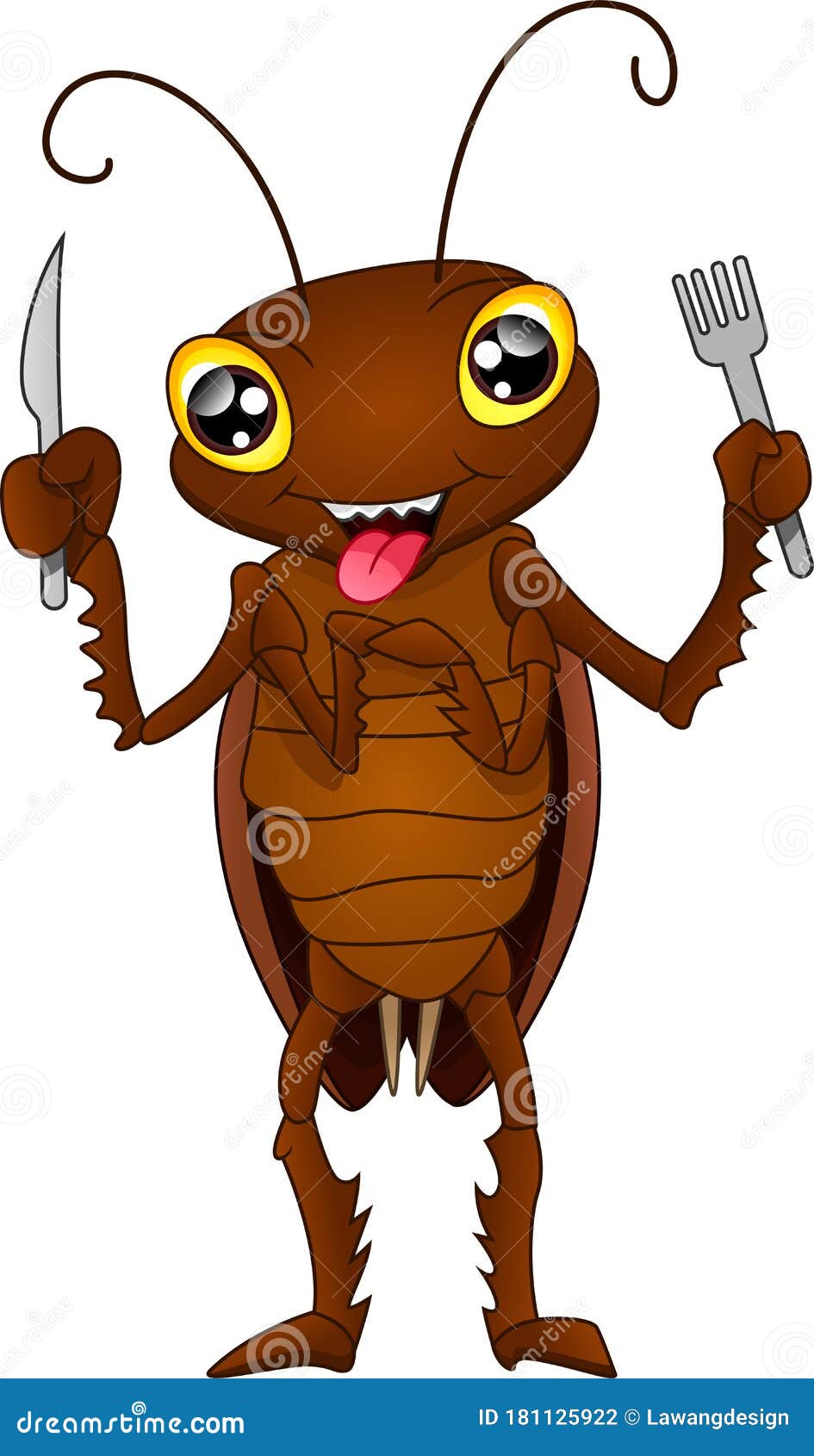 Cartoon Cockroach Vector Illustration | CartoonDealer.com #34914400