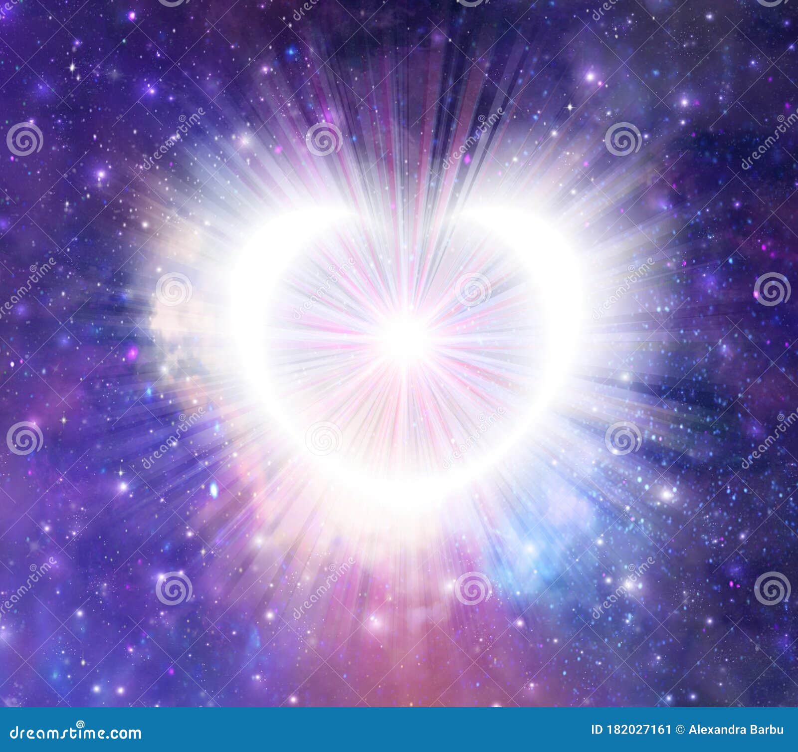 glowing universal heart portal, infinite love, life, source, soul journey through universe doorway