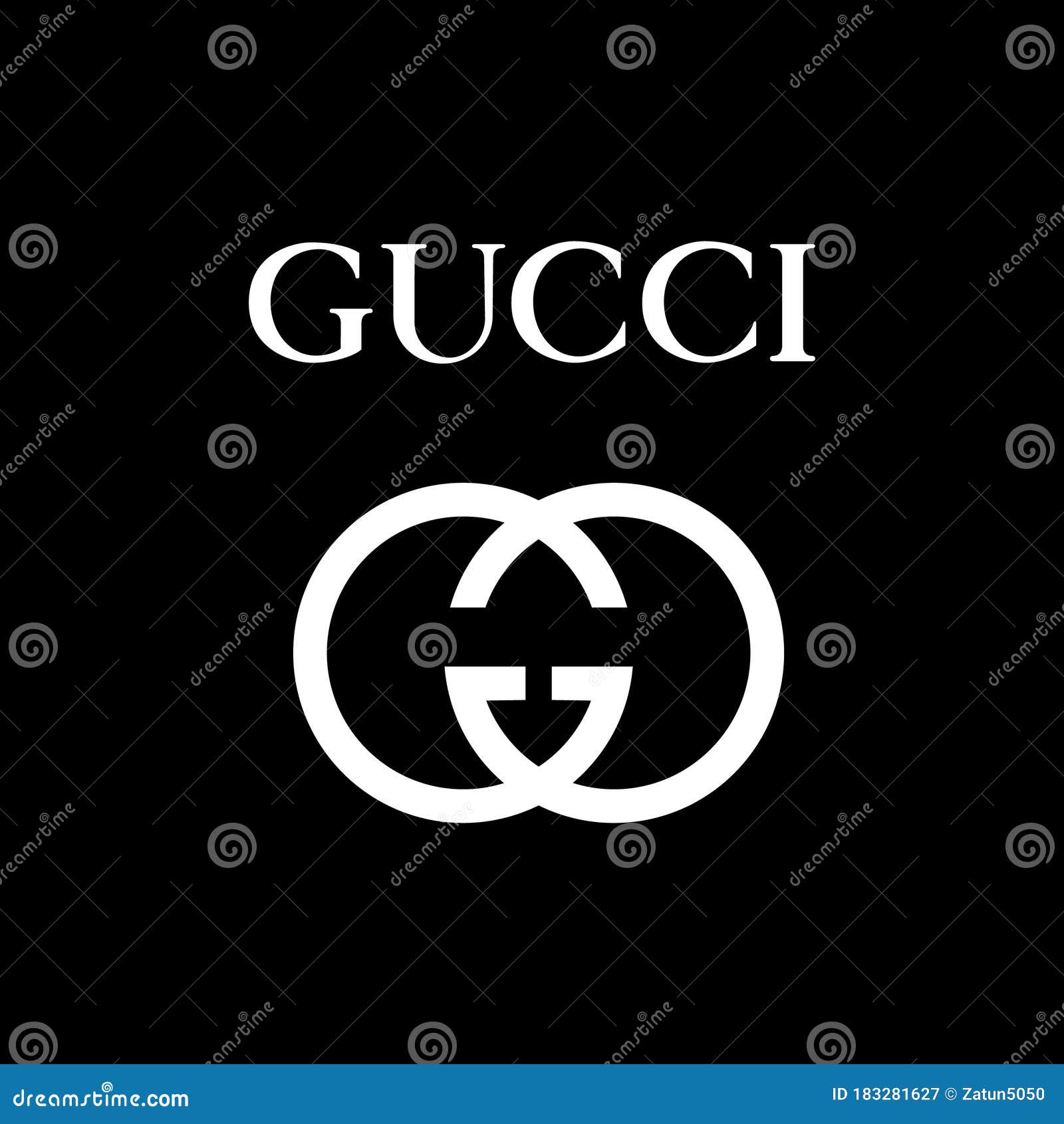 Gucci Fashion Brand Vector Logo Editorial Photography ...