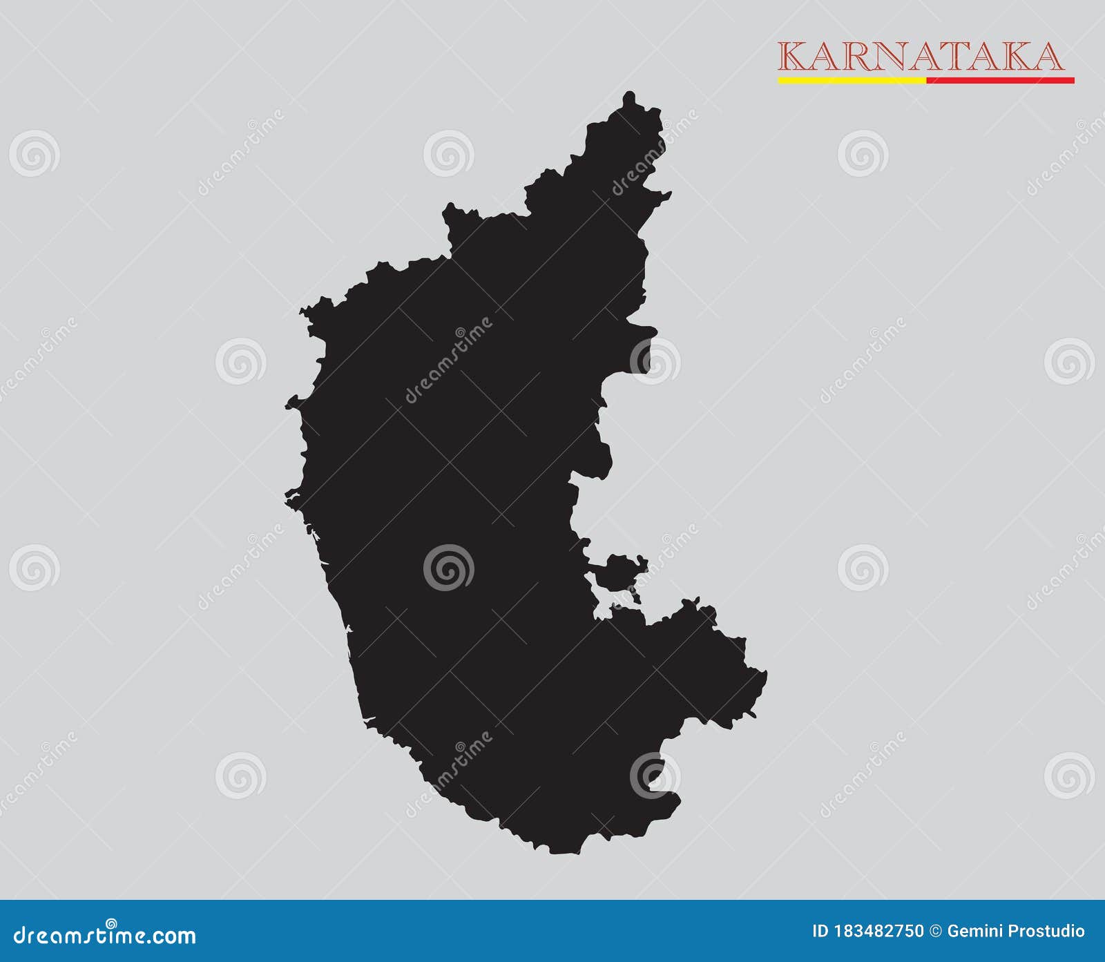 Karnataka Map Black And White / Karnataka Map Black And White