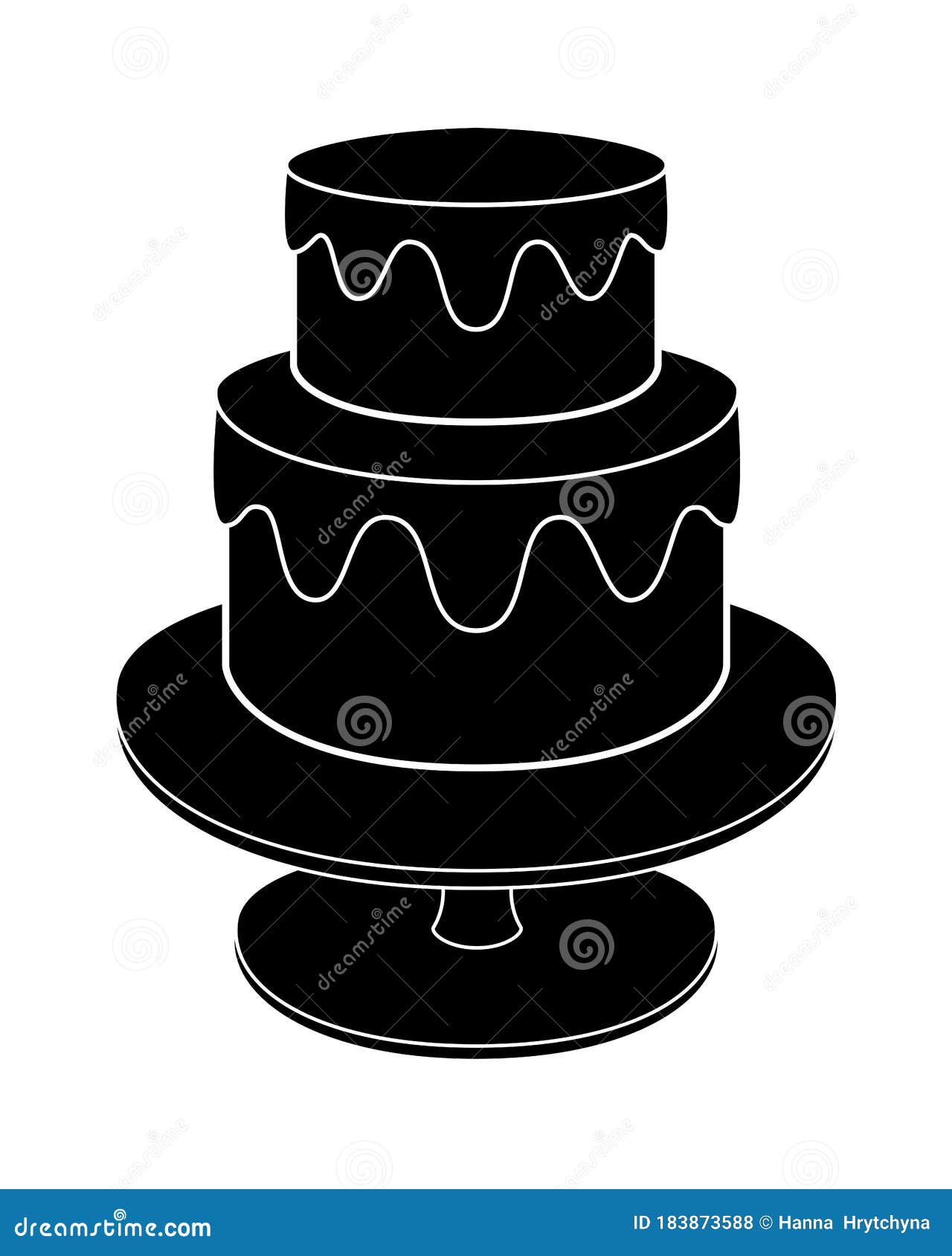 Cake Silhouette Vector Art Icons and Graphics for Free Download