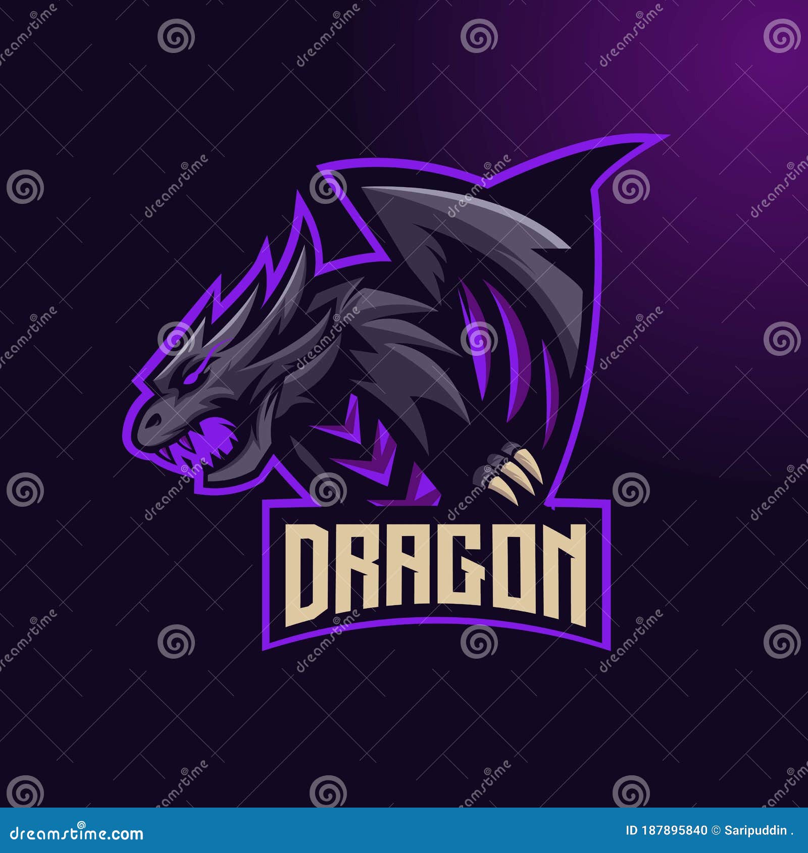 Dragon mascot stock vector. Illustration of graphic - 187895840 Dragon mascot stock vector. Illustration of graphic - 187895840