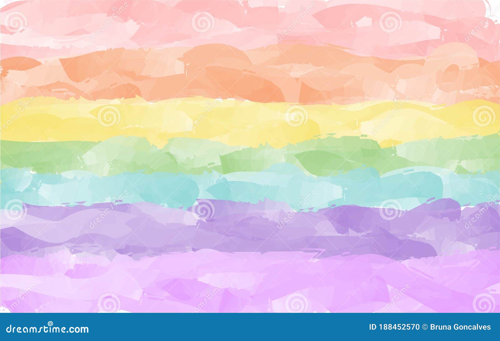 Background Rainbow Colorful Fun Happy Wallpaper Stock Illustration -  Illustration of texture, wallpaper: 188452570