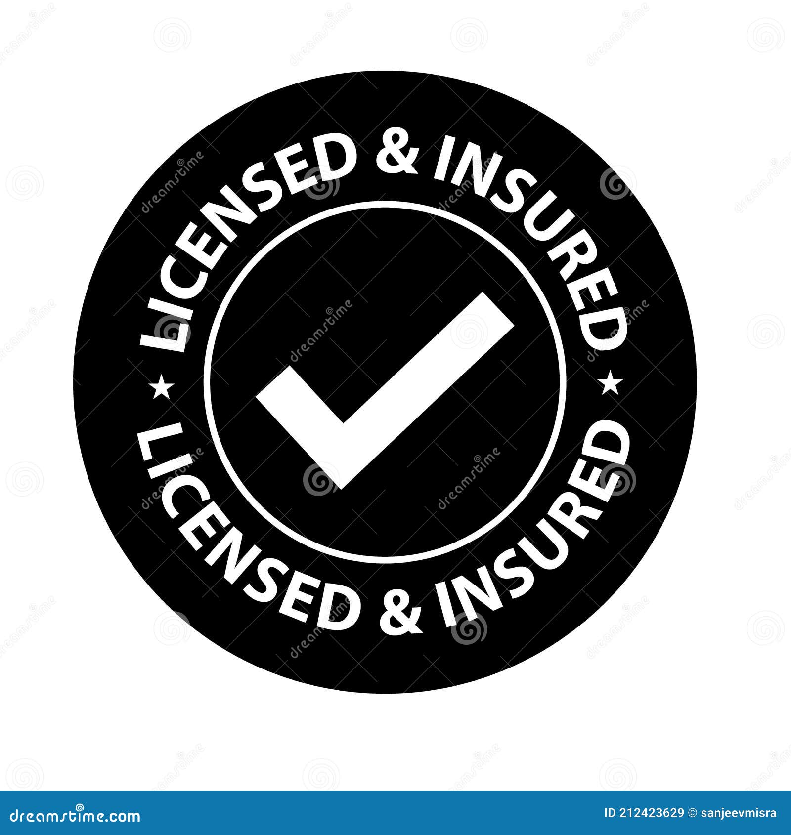 `licensed and insured`   icon