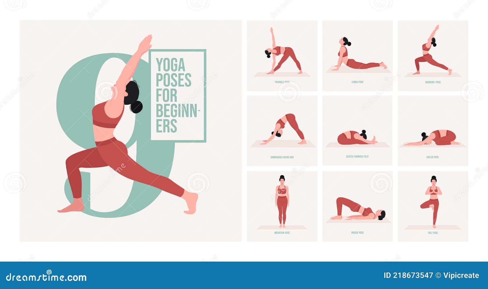 Girl Yoga Poses. Aerobic Stretch Fitness Exercise, Female Body Workout  Figure, Healthy And Flexibility Vector Line Posture. Royalty Free SVG,  Cliparts, Vectors, and Stock Illustration. Image 133565095.