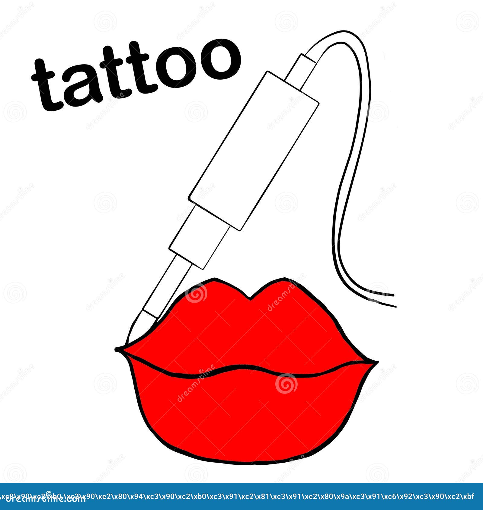 Tattoo Master, Permanent Tattoo Master, Lips Tattoo, Lips Of Different