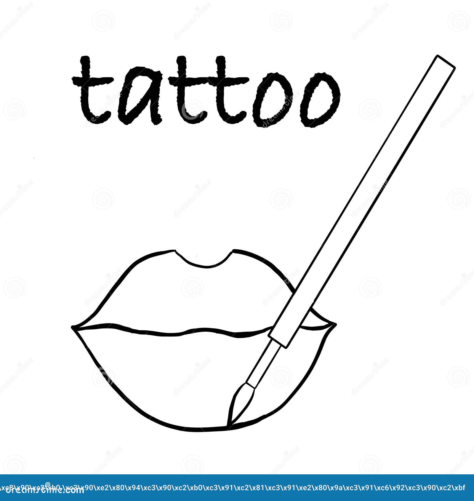 Tattoo Master, Permanent Tattoo Master, Lips Tattoo, Lips of Different