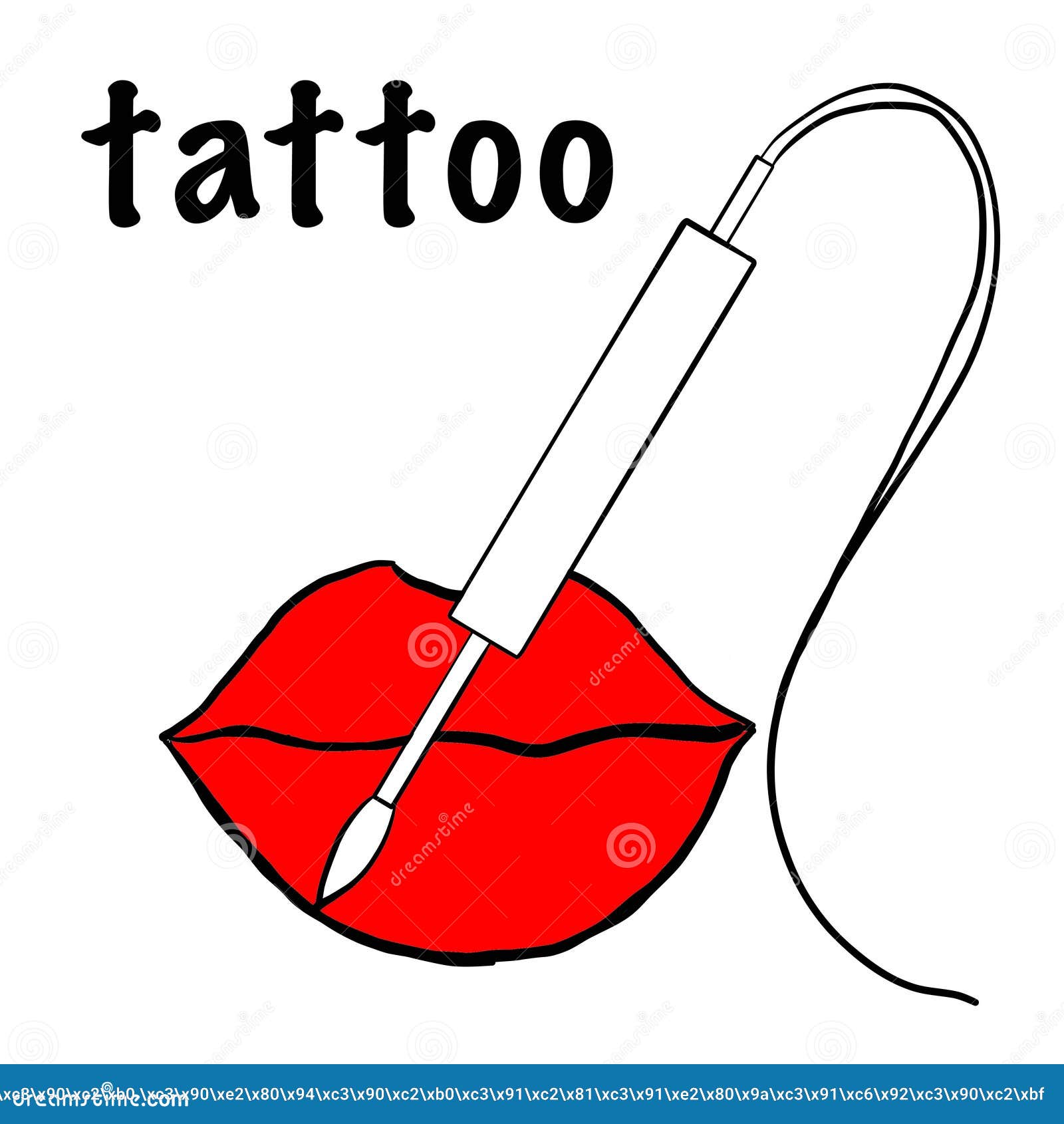 Tattoo Master, Permanent Tattoo Master, Lips Tattoo, Lips Of Different