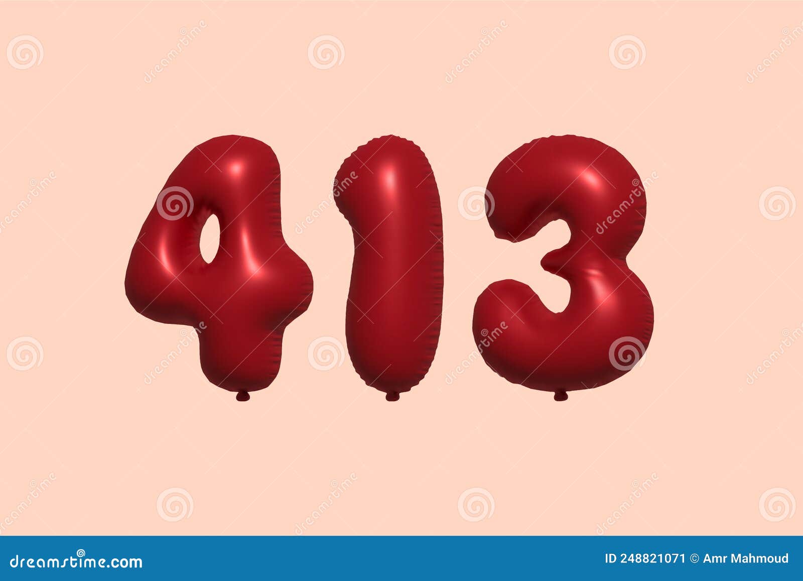 Red Helium Balloon 3D Number 413 Cartoon Vector CartoonDealer red-helium-balloon-3d-number-413-cartoon-vector-cartoondealer