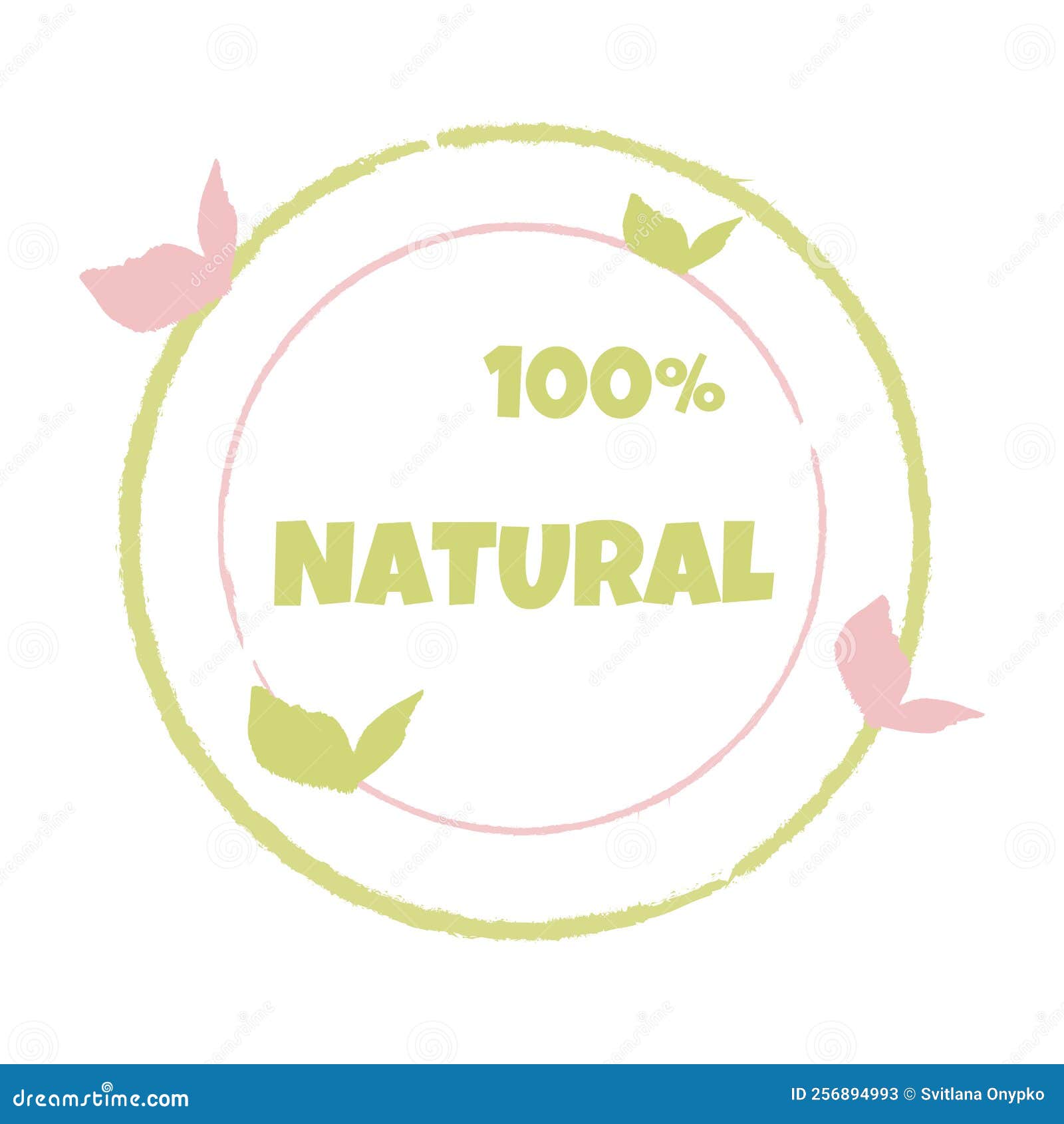 Organics with Inscriptions for Use on Labels Stock Vector Illustration of organics, natural