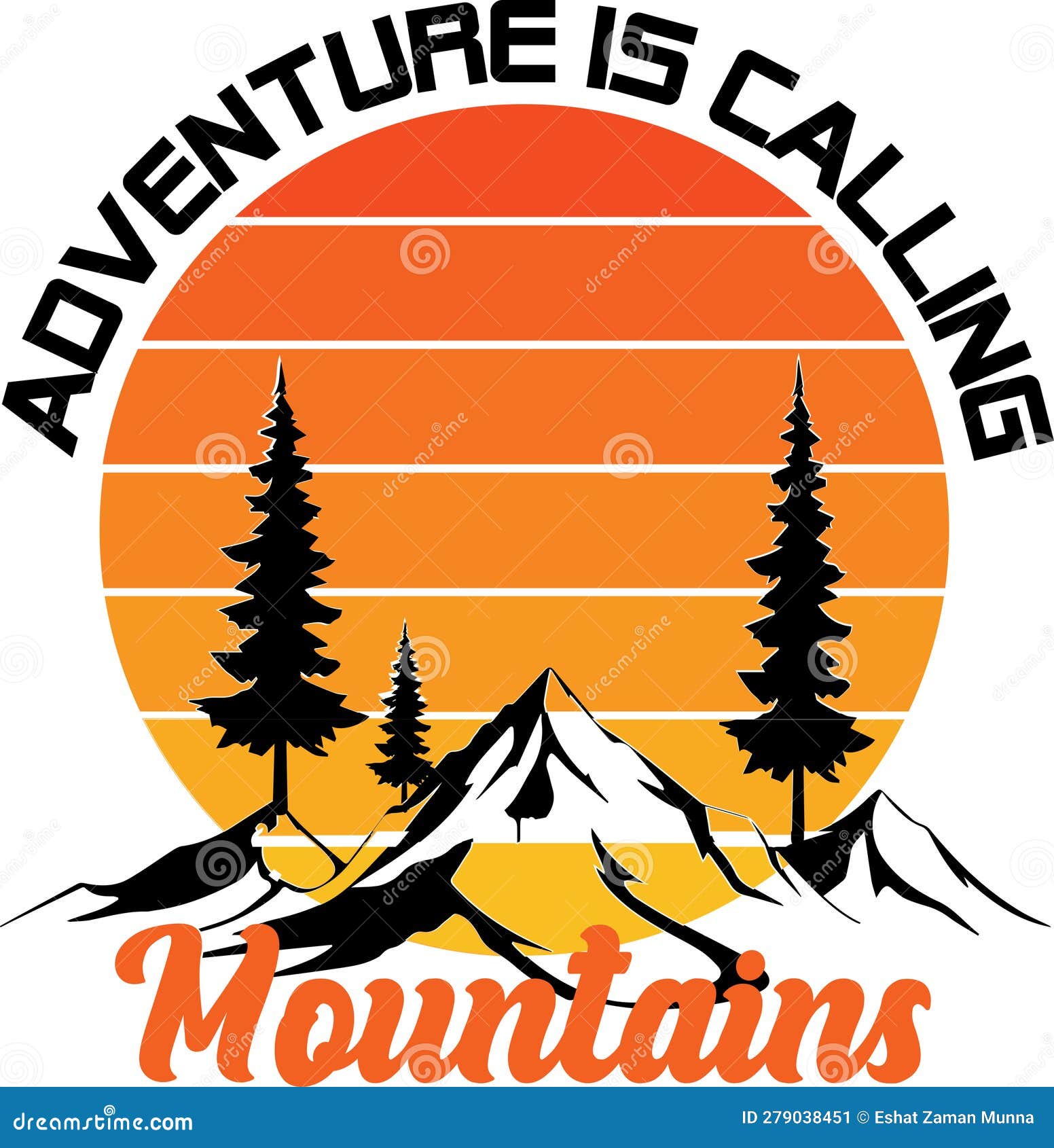 adventure is calling mountains svg  