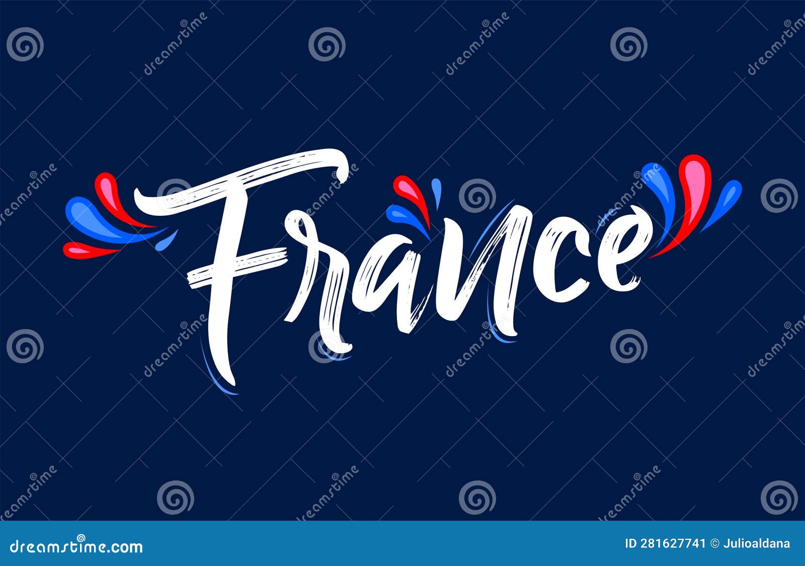 France Celebration Patriotic Banner Design French Flag Colors Stock ...