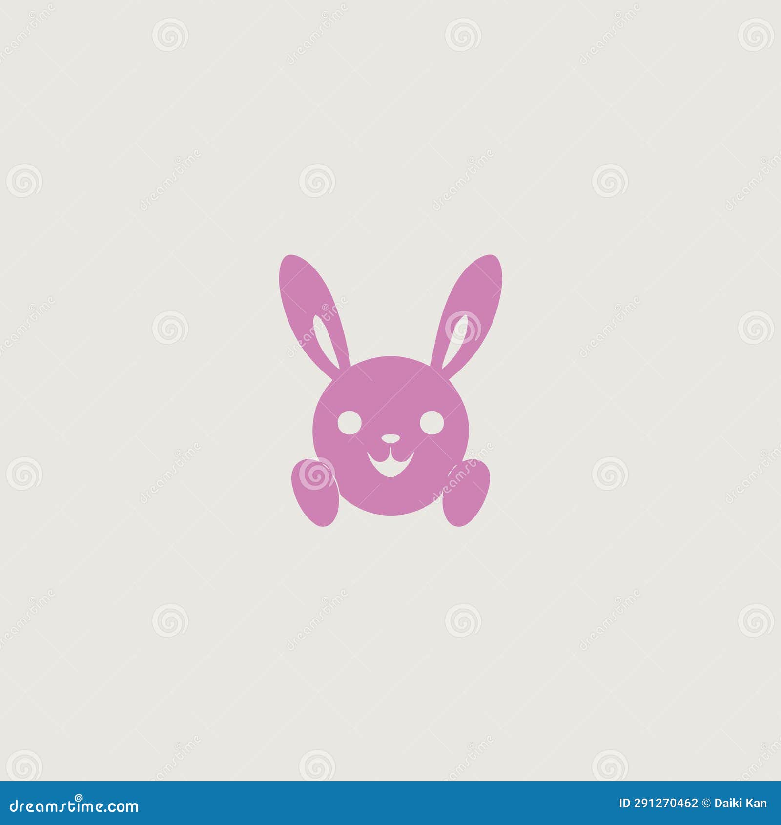 A Logo that Symbolically Uses a Rabbit Stock Illustration