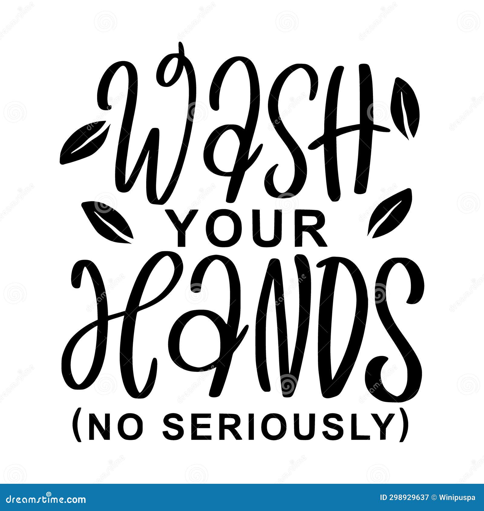 Funny Bathroom Quotes for a Sign or TShirt Design Stock Illustration