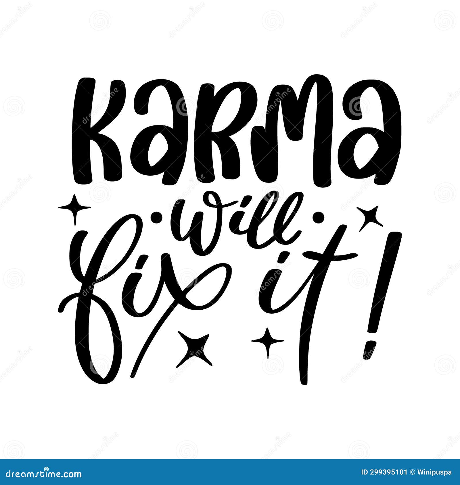 Funny and Sarcastic Quotes and Sayings Karma Will Fix it Stock