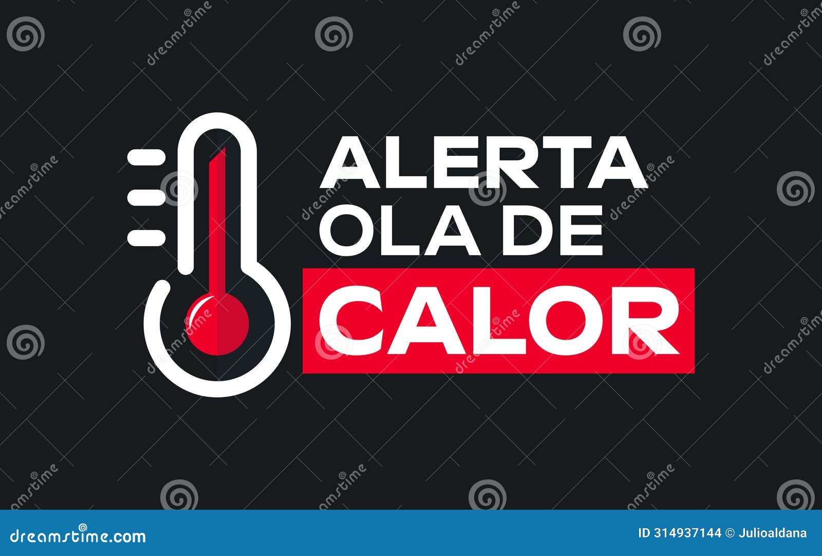 alerta ola de calor, alert heat wave spanish text,  weather warning