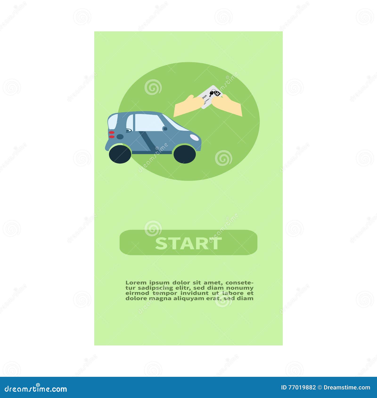web banner design for car sharing site or advertisement vector ad background of car sharing services illustration 77019882 megapixl