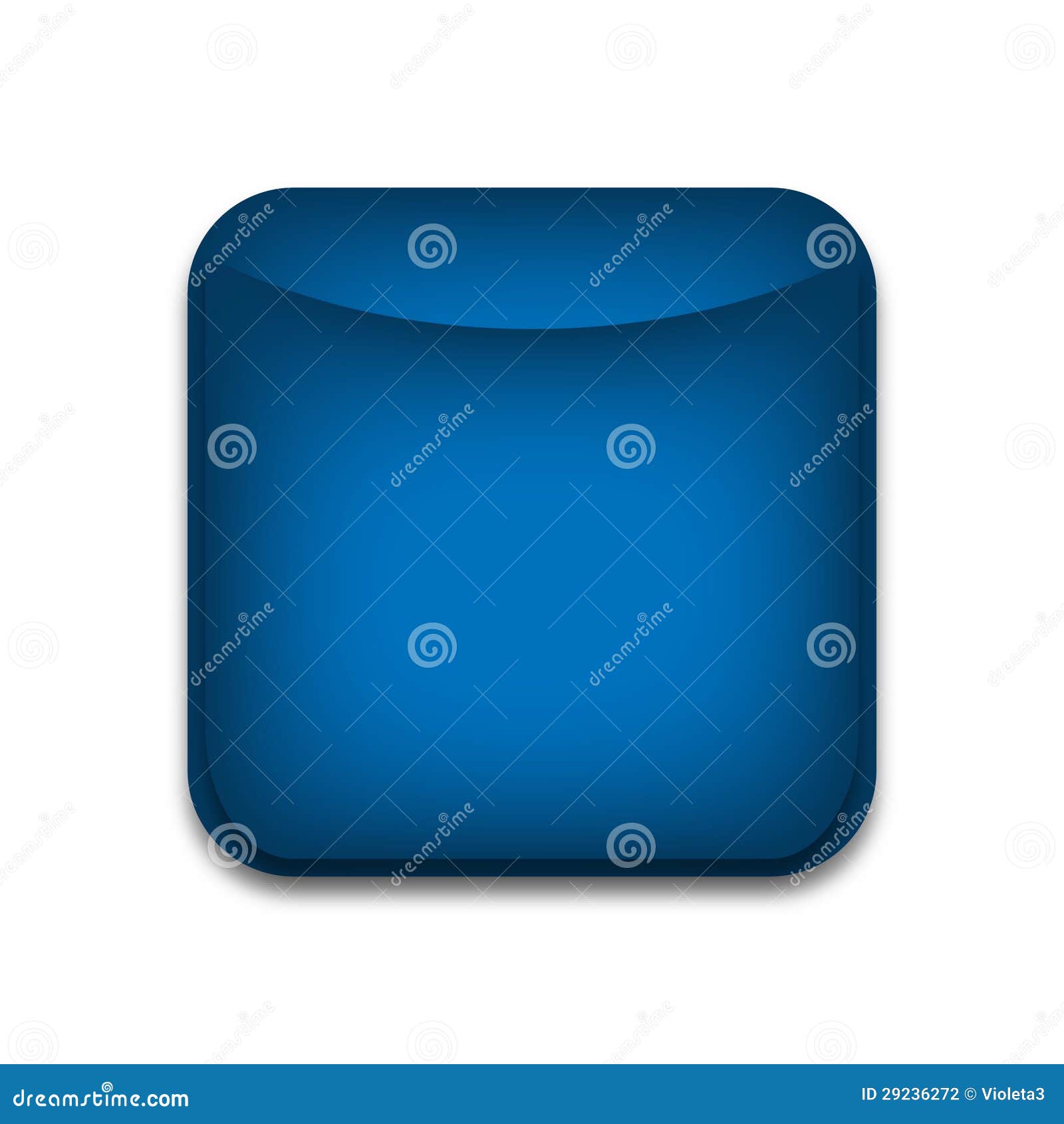 web blank blue button