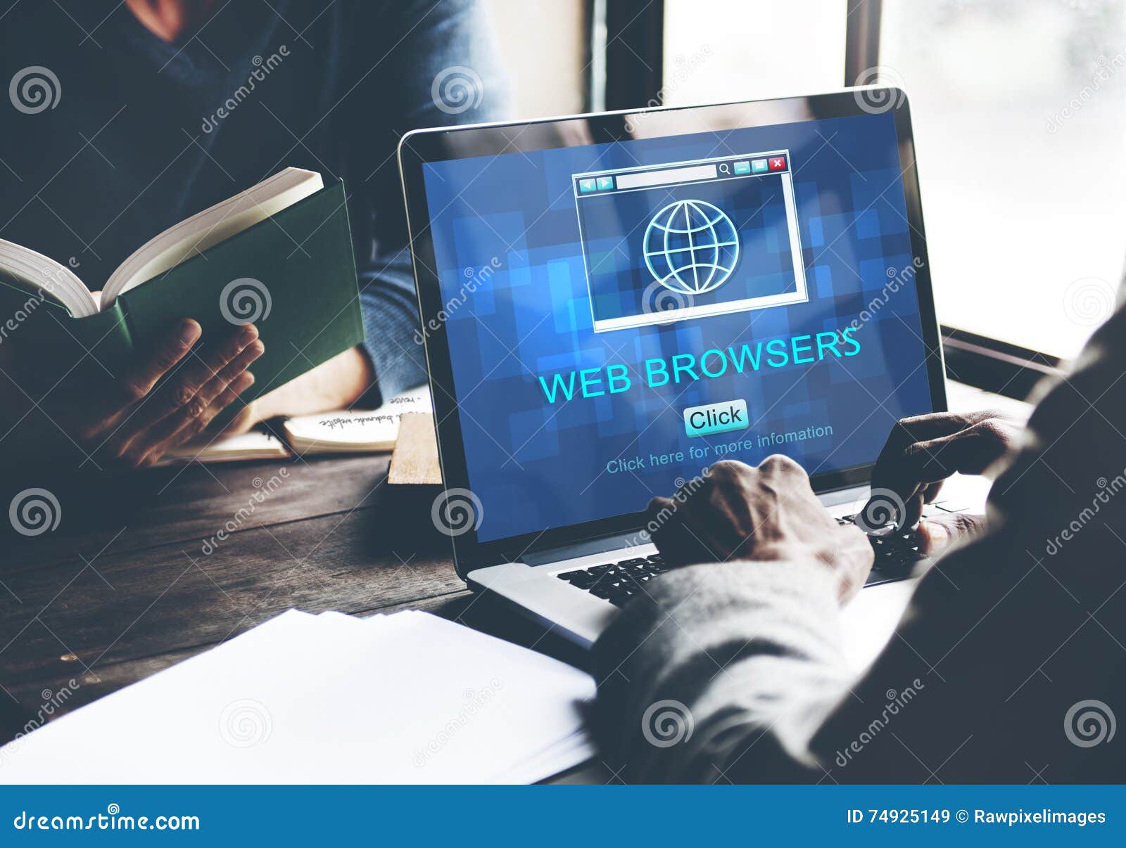 web browsers global page site interface concept