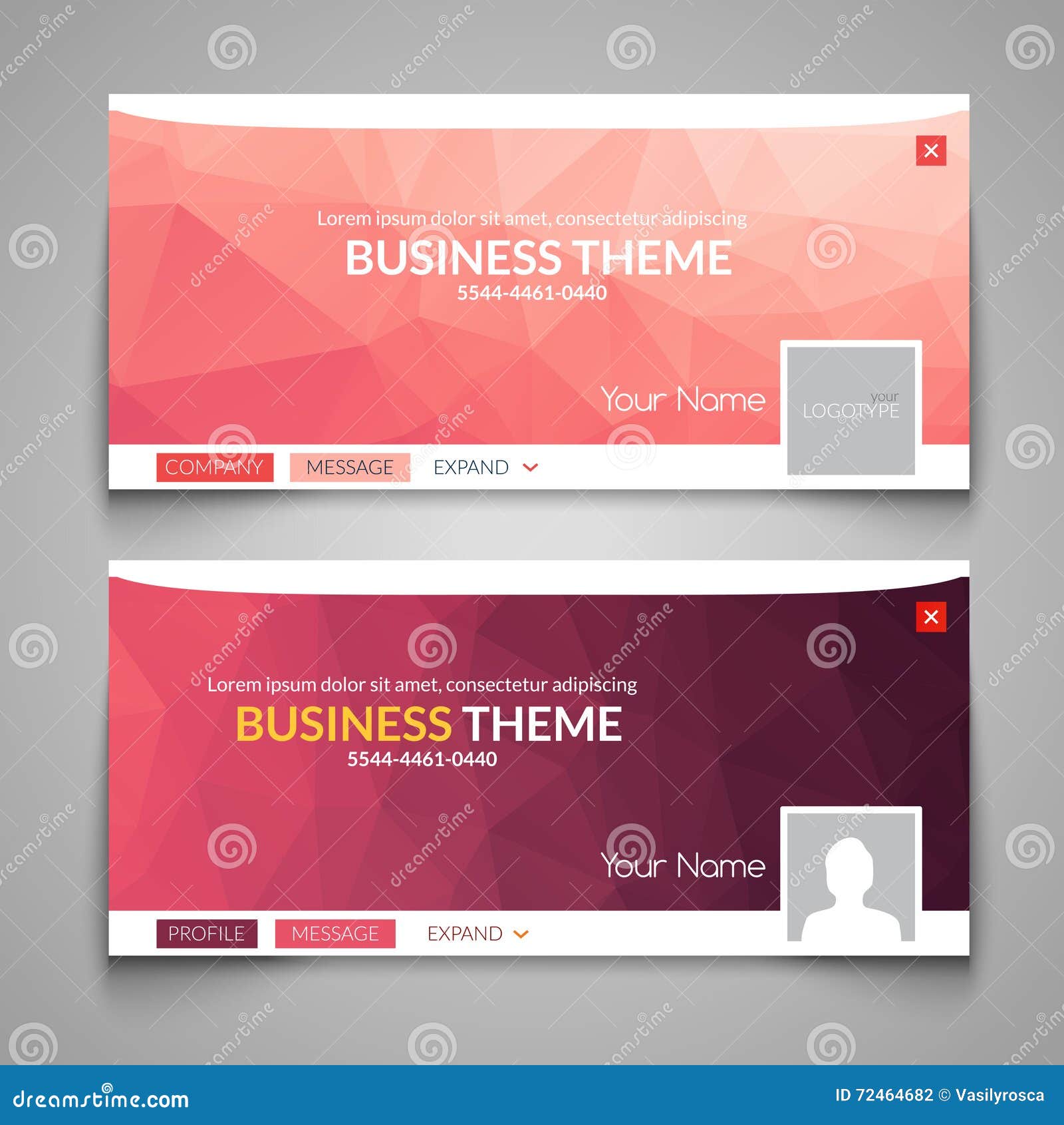 web business site design header layout template creative corporate business header