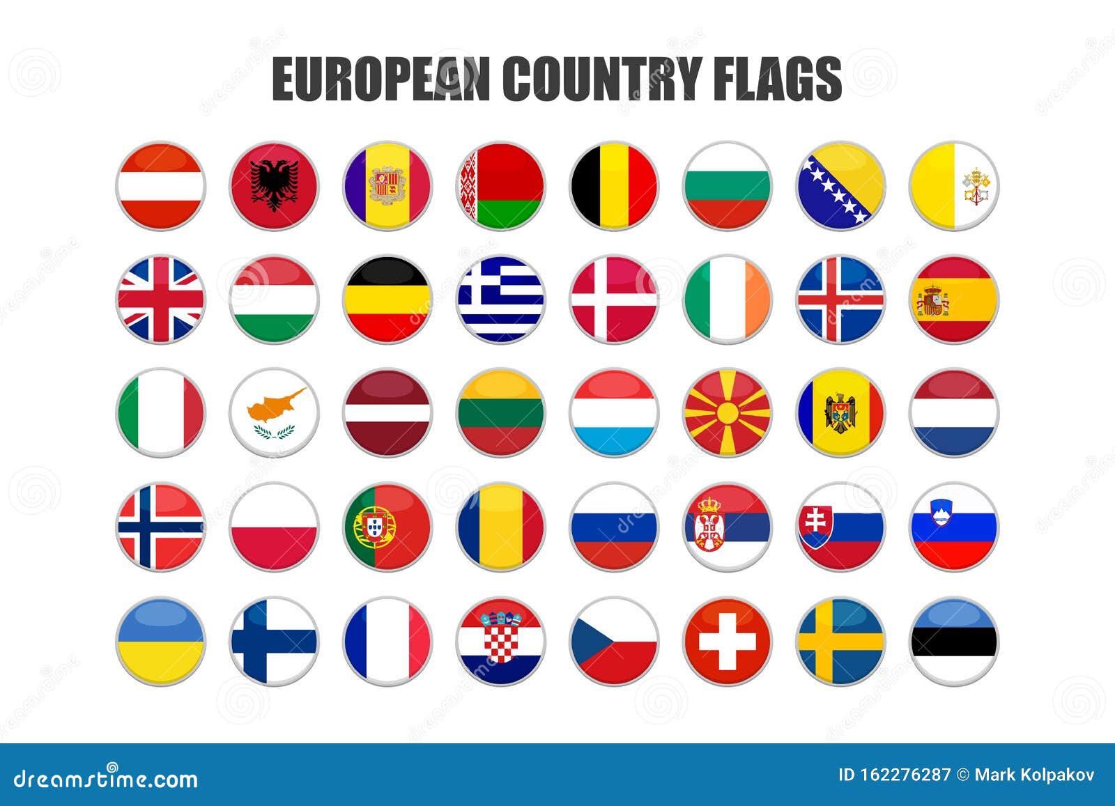 Round 4 of 6) EUROPE - GUESS the flag - 7 European flags 