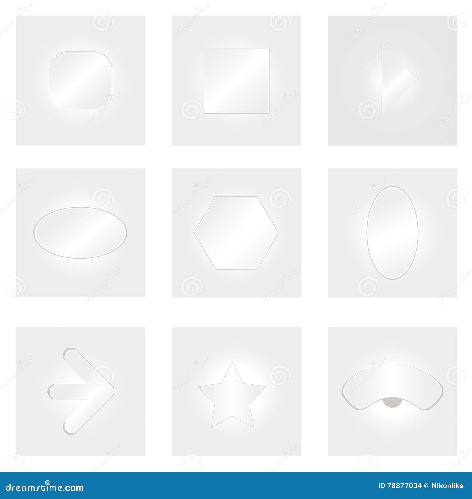 web buttons icon for website or app.  eps 10.