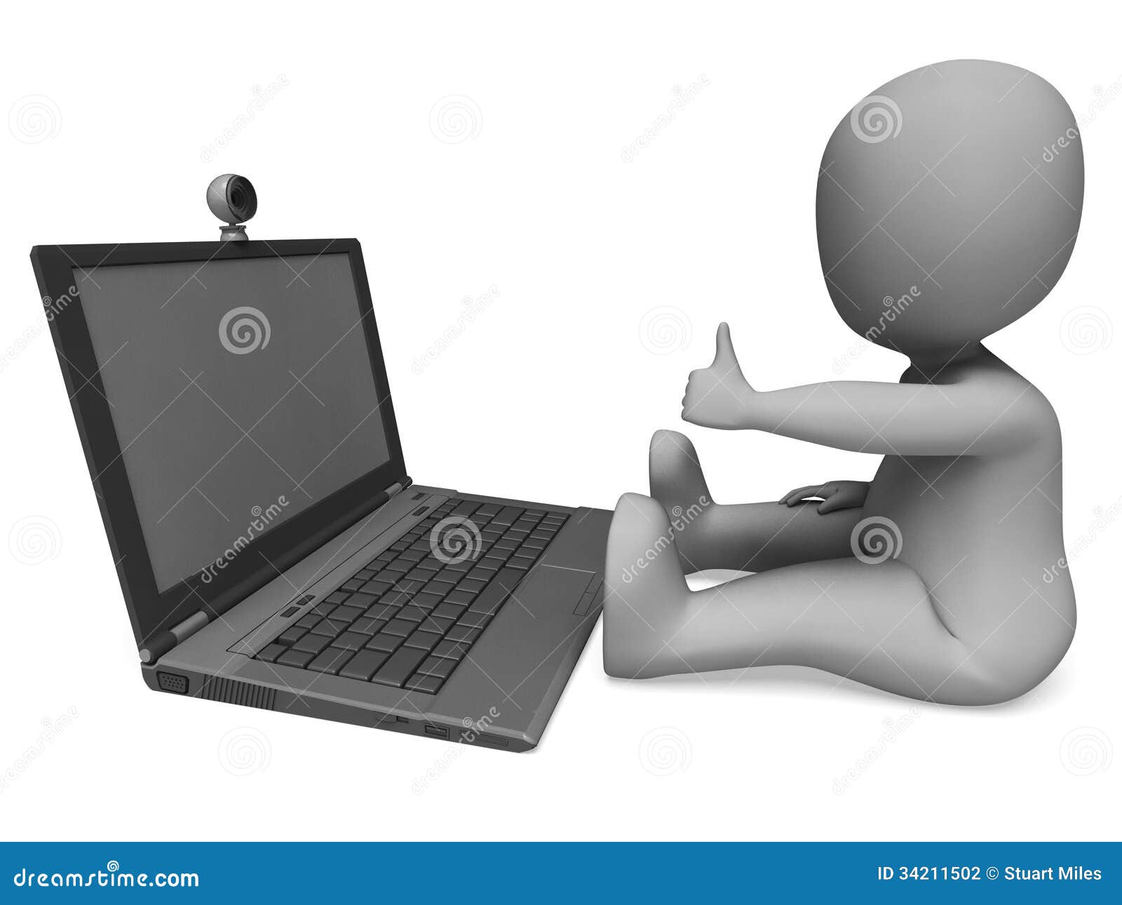 conference skype stock image