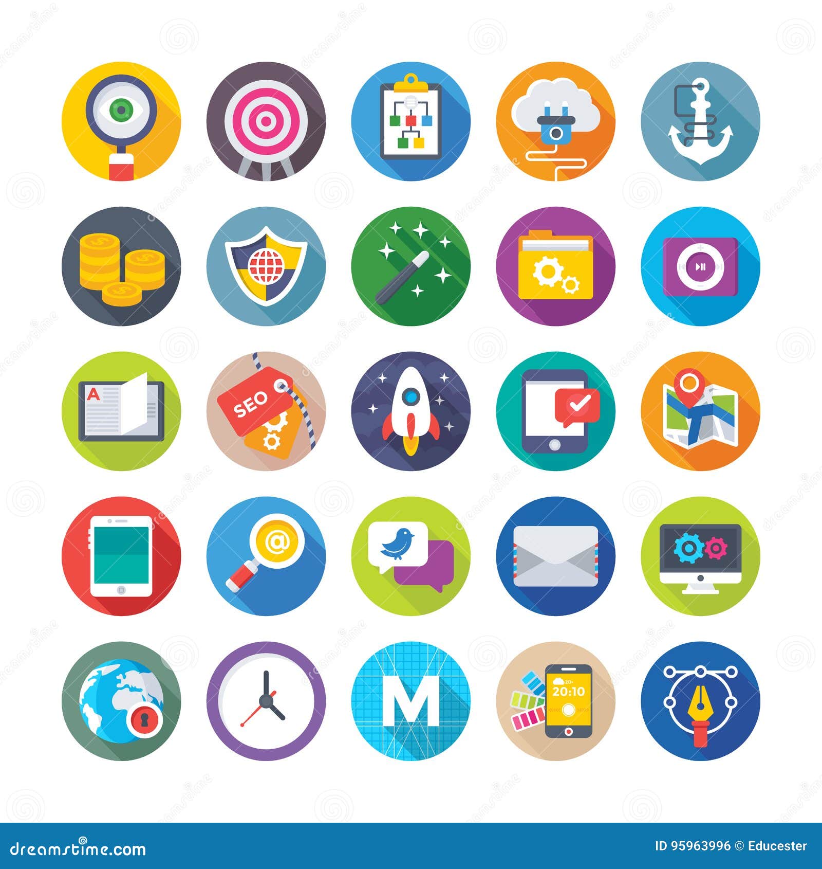 web development vector icons web development vector icons