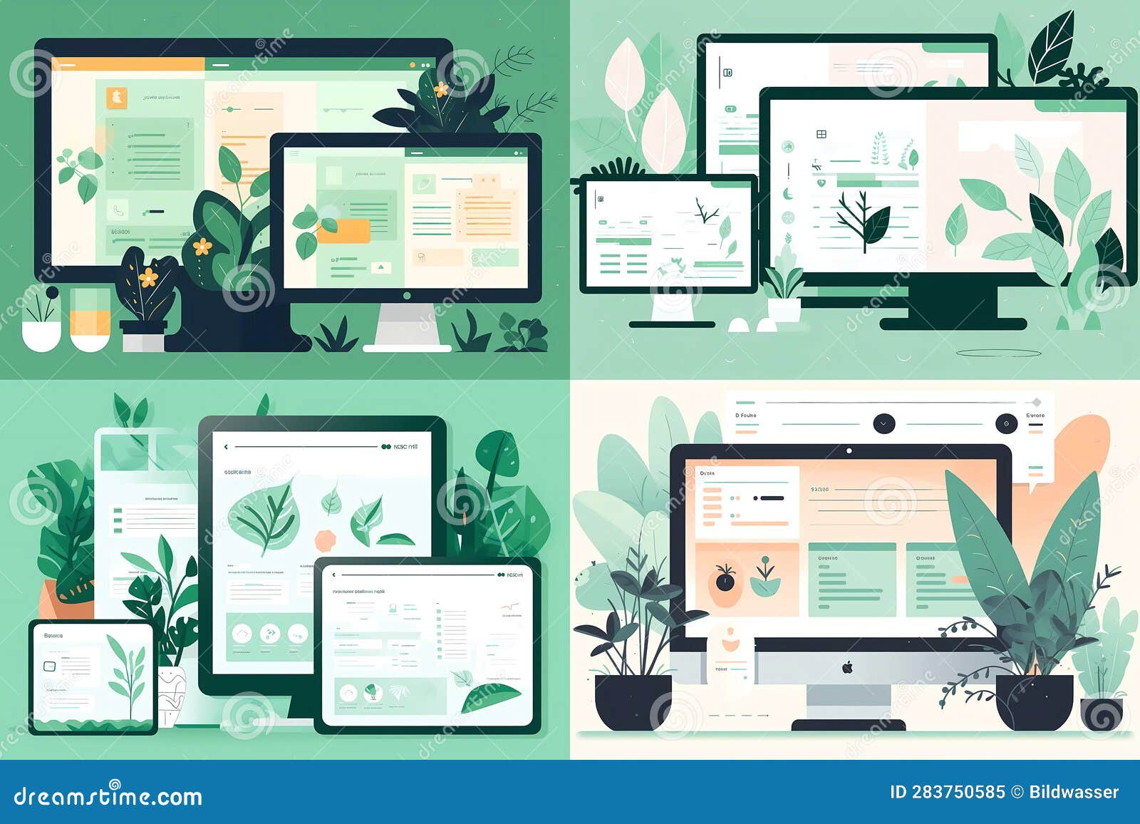  Design for a Plant Database Design Collection. Generative Ai Design