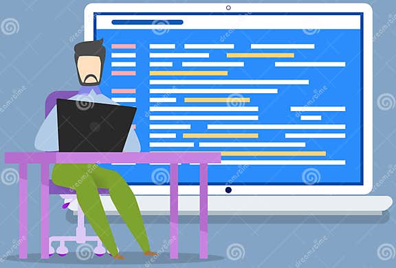 Web Design, Programming, Software Development Concept. it Specialist ...