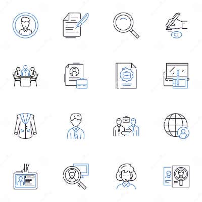 Web Developer Line Icons Collection. HTML, CSS, JavaScript, Bootstrap ...