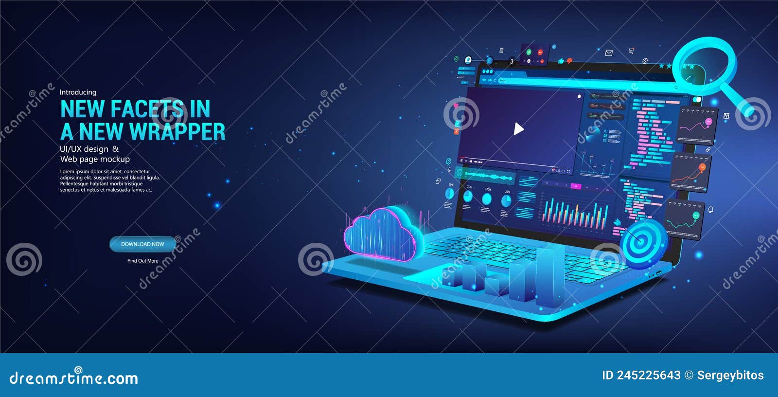 Programming Web Design Landing Page, Programmer Designer People Create ...