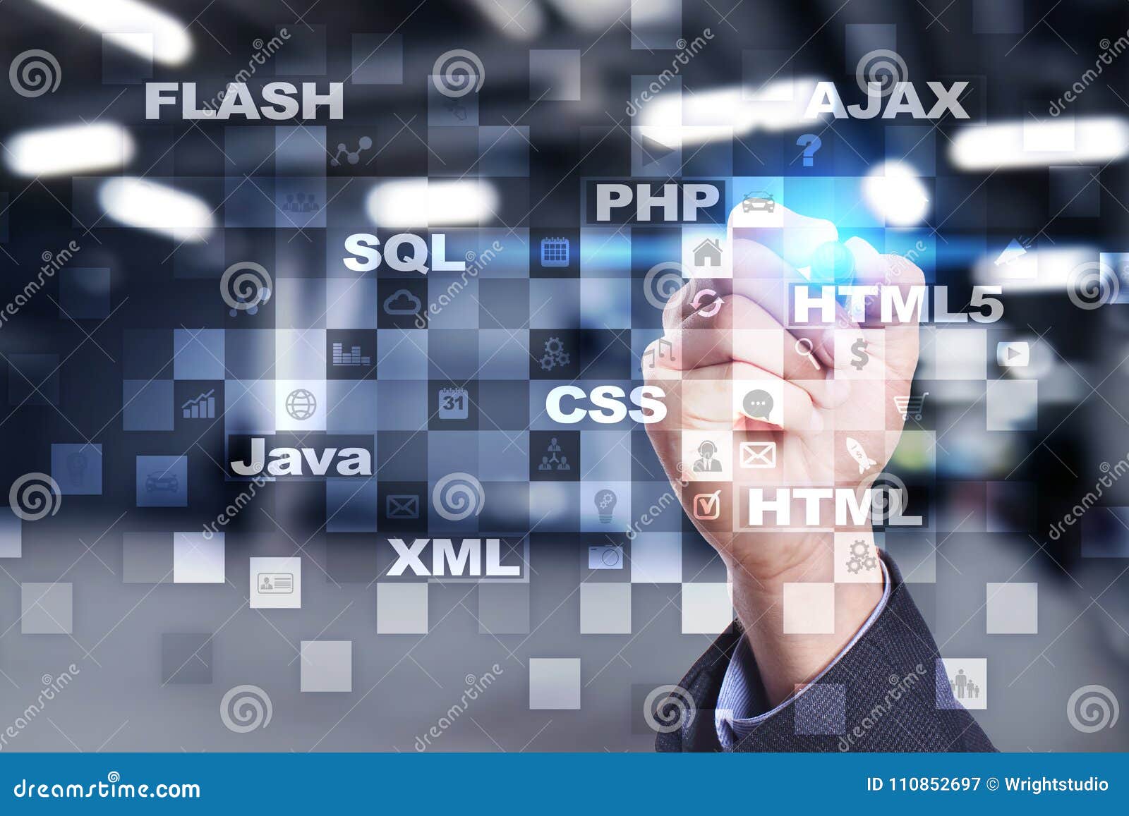 Web Development. Programming. Internet and Technology Concept. Stock ...