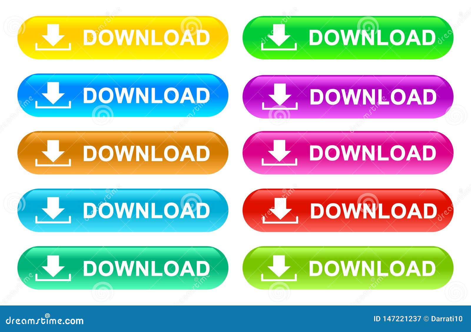 web download buttons colors