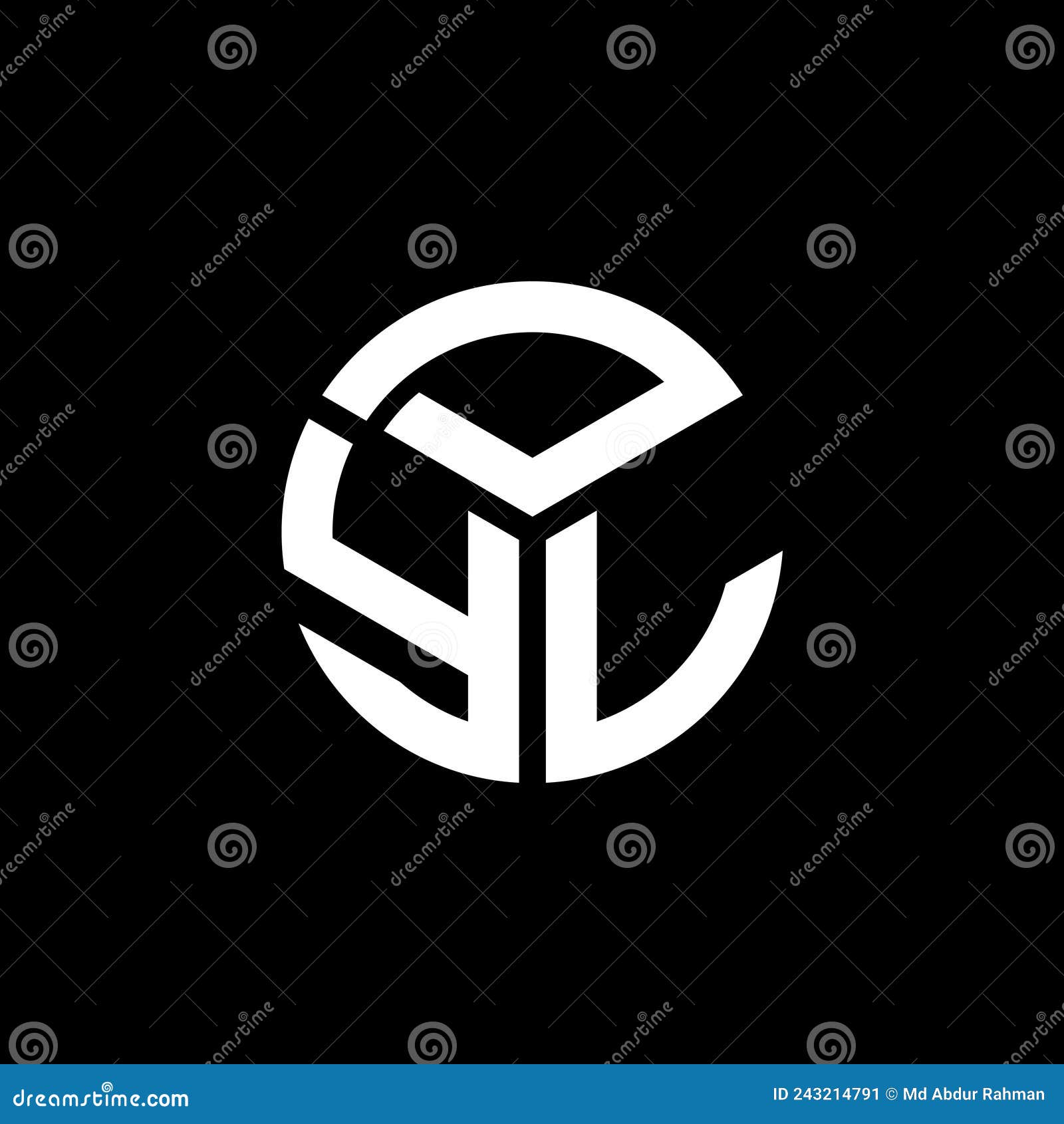 WebDYK Letter Logo Design on Black Background. DYK Creative Initials ...