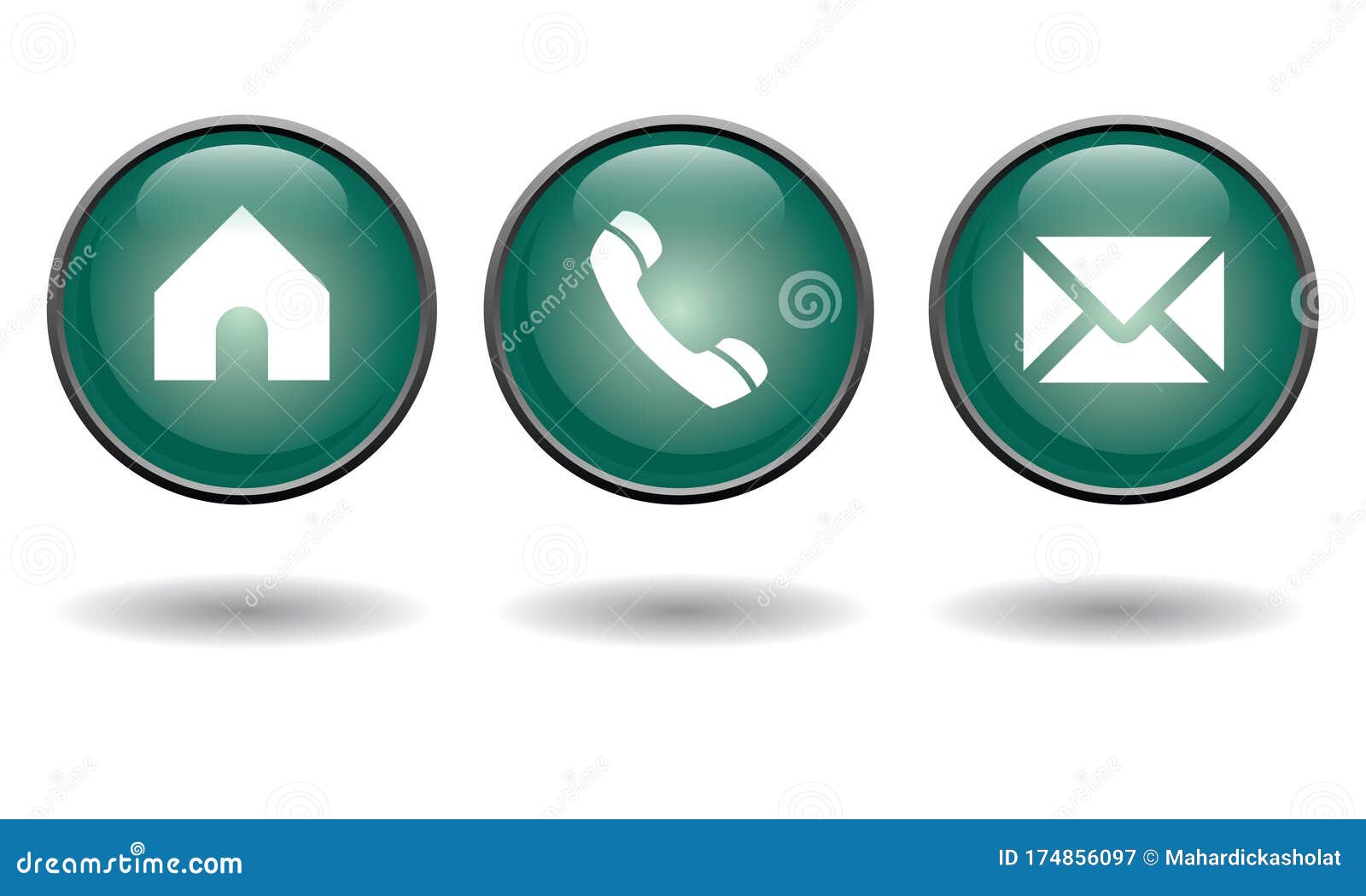 web icon collection. social media icon in 3d realistic 