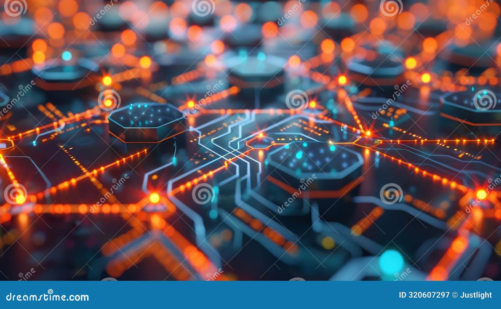 a web of interconnectivity with data traveling through a complex system of routers and switches forming the foundation